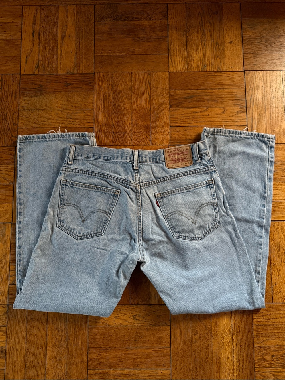 Men’s Levi's Boot Cut Jeans - Light Blue Denim
